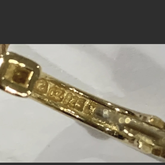 Sterling Silver Vermeil Huggies Hoop Earrings - Picture 7 of 7